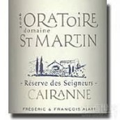 奧哈瓦圣馬丁酒莊凱拉納主珍藏紅葡萄酒(Domaine Oratoire St Martin Cairanne Reserve des Seigneurs, Cotes du Rhone, France)