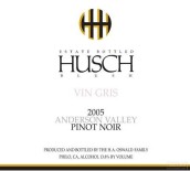 哈奇灰皮諾-黑皮諾干紅葡萄酒(Husch Vin Gris-Pinot Noir, Anderson Valley, USA)