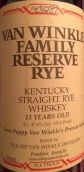 凡溫克家族珍藏13年純黑麥威士忌(Van Winkle Family Reserve Rye 13 Years Old Straight Rye Whiskey, Kentucky, USA)