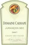 古貝爾香頌葡萄園干白葡萄酒(Domaine Cauhape Chants des Vignes Sec, Jurancon, France)