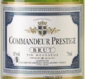 威名干白氣泡酒(Commandeur Prestige Brut, France)