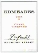 埃德米查斯園仙粉黛干紅葡萄酒(Edmeades Chase Vineyard Zinfandel, Redwood Valley, USA)