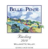 貝爾·葡萄雷司令干白葡萄酒(Belle Pente Riesling, Willamette Valley, USA)