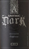 阿普斯克暗黑混釀干紅葡萄酒(Apothic Dark Red Blend, California, USA)