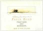 Borthwick Paper Road Pinot Noir, Wairarapa, New Zealand