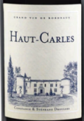 上凱樂(lè)斯酒莊紅葡萄酒(Chateau Haut-Carles, Bordeaux, France)