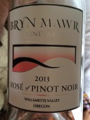 布林·茅爾黑皮諾桃紅葡萄酒(Bryn Mawr Pinot Noir Rose, Willamette Valley, USA)