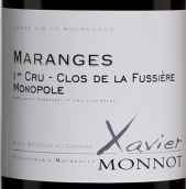 澤維爾蒙諾酒莊富士樂(lè)（馬朗日一級(jí)園）紅葡萄酒(Xavier Monnot Clos de la Fussiere, Maranges Premier Cru, France)
