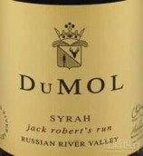 杜莫羅酒莊奔跑的杰克羅伯特西拉干紅葡萄酒(DuMOL Jack Robert's Run Syrah, Russian River Valley, USA)