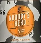 弗雷明汉酒庄无名英雄灰皮诺白葡萄酒(Framingham Nobody's Hero Pinot Gris, Marlborough, New Zealand)