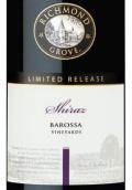 里奇蒙·格魯夫限量版西拉干紅葡萄酒(Richmond Grove Limited Release Shiraz, Barossa, Australia)
