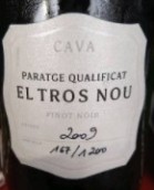 科多紐酒莊埃爾托斯諾黑皮諾卡瓦起泡酒(Codorniu Cava El Tros Nou Pinot Noir, Cava, Spain)