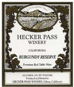 赫克帕斯勃艮第珍藏干紅葡萄酒(Hecker Pass Burgundy Reserve , California, USA)