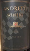 安德烈納帕谷系列巴貝拉紅葡萄酒(Andretti Winery Napa Valley Barbera, Napa Valley, USA)