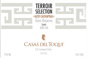 托奇風(fēng)土精選系列西拉干紅葡萄酒(Casas del Toqui Terroir Selection Gran Reserva Syrah, Cachapoal Valley, Chile)