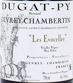 杜加伊维泽园（热夫雷-香贝丹村）干红葡萄酒(Domaine Dugat-Py Les Evocelles, Gevrey-Chambertin, France)