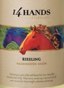 華盛頓小馬雷司令干白葡萄酒(14 Hands Riesling, Washington, USA)