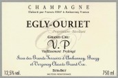 歐哥利屋也酒莊V.P延時陳釀特級村特極干型香檳(Egly-Ouriet V.P Vieillissement Prolonge Grand Cru Extra Brut, Champagne, France)
