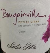 桑塔麗塔布干維爾小西拉干紅葡萄酒(Santa Rita Bougainville Petite Sirah, Maipo Valley, Chile)