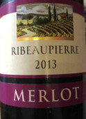 瑞丽石梅洛红葡萄酒(Ribeaupierre Merlot, IGP Pays d'Oc, France)