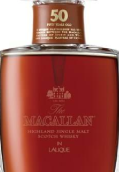 麥卡倫50年萊儷水晶版蘇格蘭單一麥芽威士忌(The Macallan 50 Years Old In Lalique Single Malt Scotch Whisky, Highlands, UK)