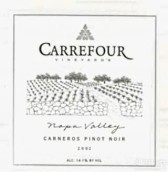 Carrefour Vineyards Pinot Noir, Carneros, USA