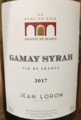 讓·洛龍酒莊佳美-西拉紅葡萄酒(Jean Loron Gamay Syrah, France)