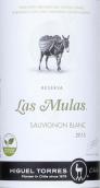 智利桃樂絲騾子珍藏長相思干白葡萄酒(Miguel Torres Las Mulas Sauvignon Blanc Reserva, Central Valley, Chile)