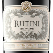 露迪尼酒莊馬爾貝克紅葡萄酒(Rutini Wines Malbec, Mendoza, Argentina)