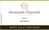 薩凡納-夏奈爾圣盧西亞西拉干紅葡萄酒(Savannah Chanelle Santa Lucia Highlands Syrah, California, USA)