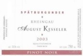 August Kesseler Spatburgunder - Pinot Noir Qba Trocken, Rheingau, Germany