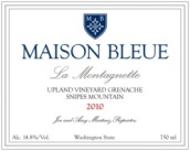 藍(lán)色“小山”高地園歌海娜干紅葡萄酒(Maison Bleue La Montagnette Upland Vineyard Grenache, Snipes Mountain, USA)