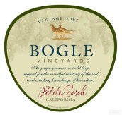 格爾小西拉紅葡萄酒(Bogle Vineyards Petite Sirah, California, USA)