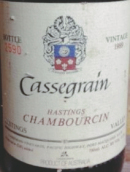 卡塞格林酒莊香寶馨干紅葡萄酒(Cassegrain Chambourcin, Hastings River, Australia)