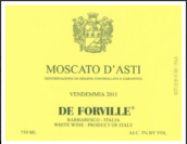 德福維爾酒莊莫斯卡托阿斯蒂紅葡萄酒(De Forville Moscato d'Asti DOCG, Asti, Italy)