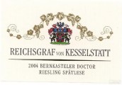 Reichsgraf von Kesselstatt Bernkasteler Doctor Riesling Spatlese, Mosel, Germany