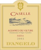 安赫洛卡塞爾珍藏艾格尼科紅葡萄酒(Casa Vinicola D' Angelo Vigna Caselle Aglianico del Vulture Riserva, Basilicata, Italy)