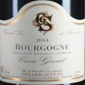 賽甘酒莊吉拉德特釀紅葡萄酒(Gerard Seguin Bourgogne Cuvee Gerard, Burgundy, France)