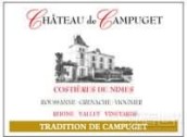 Chateau de Campuget 'Tradition de Campuget' Costieres de Nimes Blanc, Rhone, France