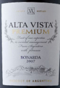 阿爾塔維斯塔獨特霞多麗干白葡萄酒(Alta Vista Premium Chardonnay, Mendoza, Argentina)