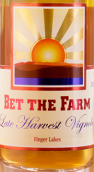 孤注一擲酒莊晚收維諾甜酒(Bet the Farm Winery Late Harvest Vignoles, Colorado, USA)