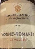 愛德華·德魯尼酒莊沃恩-羅曼尼紅葡萄酒(Edouard Delaunay Vosgne-Romanee, Burgundy, France)