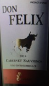 当菲科酒庄赤霞珠红葡萄酒(Don Felix Cabernet sauvignon, Valdepenas, Spain)