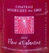 莫哥雷酒莊玫瑰花桃紅葡萄酒(Chateau Mourgues du Gres Fleur d'Eglantine Rose, Costieres de Nimes, France)