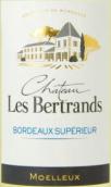 貝和堂酒莊莫路甜白葡萄酒(Chateau Les Bertrands Moelleux, Bordeaux Superieur, France)