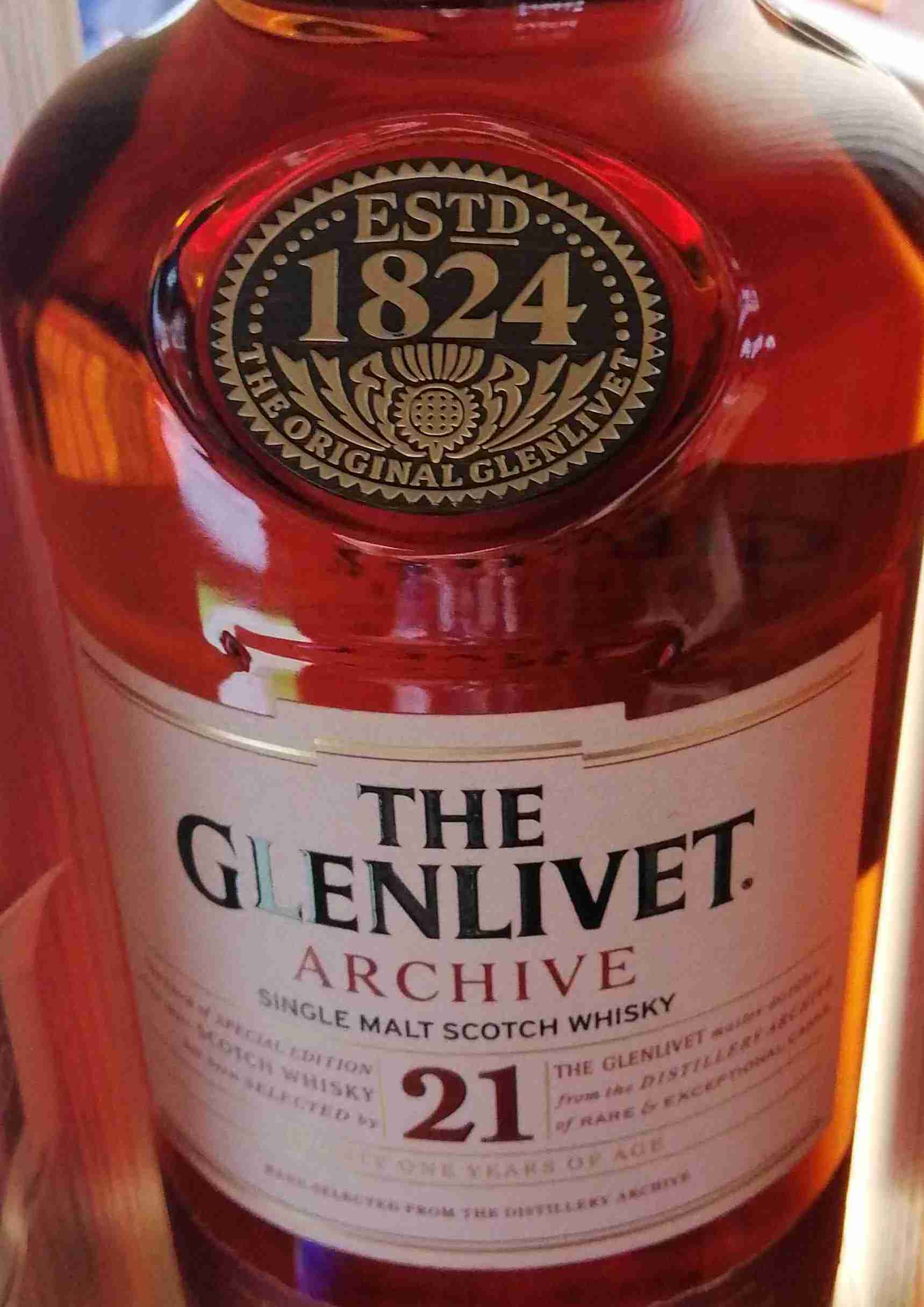 The Glenlivet Archive 21 Years of Age Single Malt Scotch Whisky