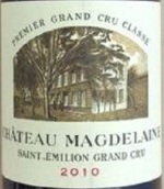 玛格莱娜酒庄红葡萄酒(Chateau Magdelaine, Saint-Emilion Grand Cru, France)