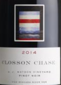 克洛森-蔡斯沃森葡萄園黑皮諾干紅葡萄酒(Closson Chase Winery Watson Vineyard Pinot Noir, Prince Edward County, Canada)