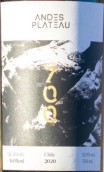 安第斯高原700高海拔混釀紅葡萄酒(Andes Plateau 700 High Altitude Red Blend, Maipo Valley, Chile)