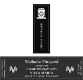 新玛利瓦卡胡单一园霞多丽干白葡萄酒(Villa Maria Single Vineyard Waikahu Chardonnay, Marlborough, New Zealand)